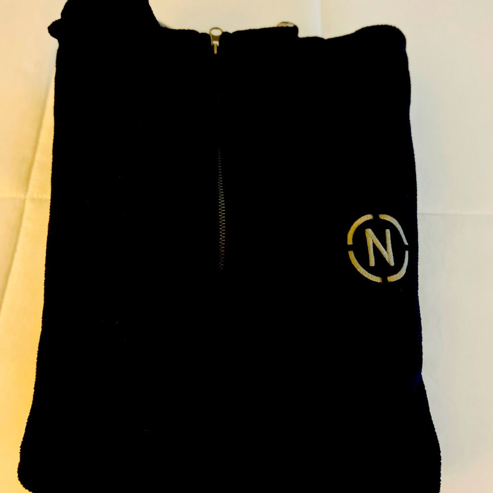 Nautica Flees, super comfortable, light weight, Color: blue/Gray, Size: L.